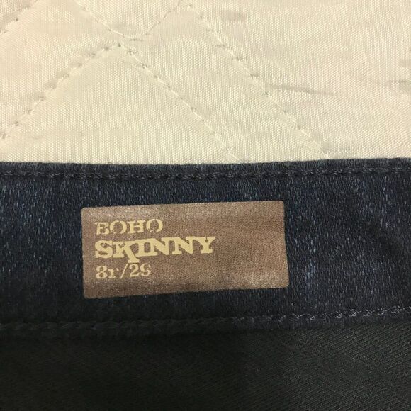 Nine‎ West Vintage American BOHO Skinny blue jeans 8r/29 - Picture 4 of 6